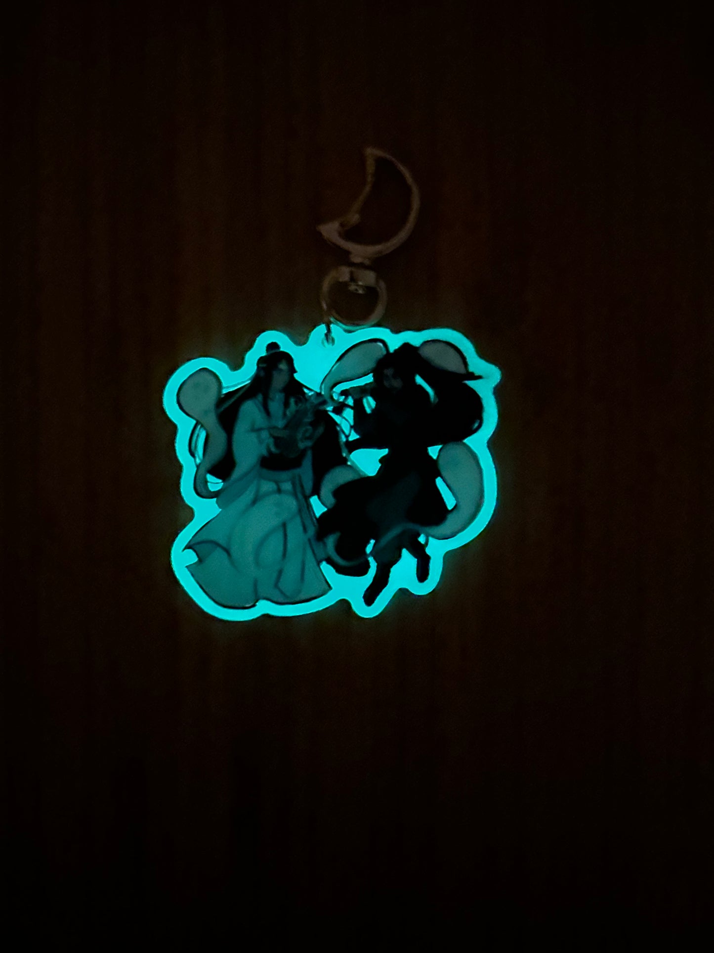 Night Hunting- Glow in the dark Charm