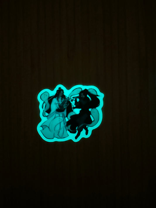Night Hunting- Glow in the dark stickers