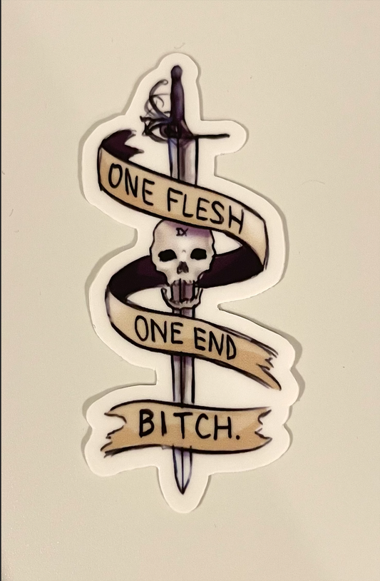 "One Flesh" Gideon the Ninth Sticker