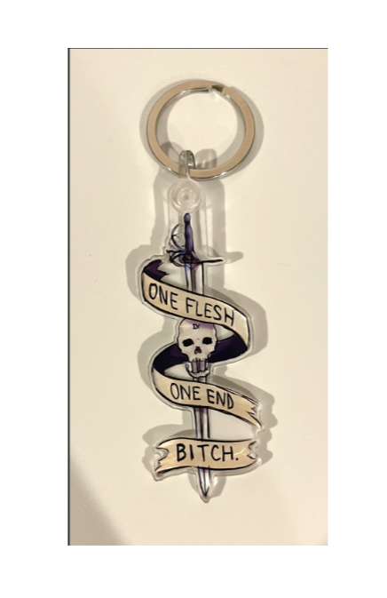 "One Flesh" Gideon the Ninth Keychain (Discontinued)